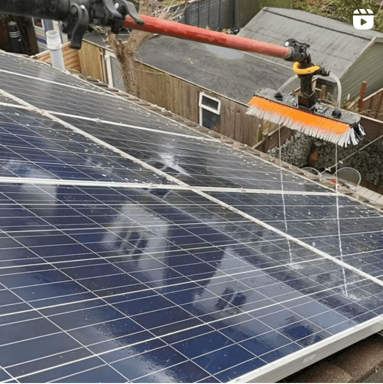 solar Jetwashing and pressure cleaning video
